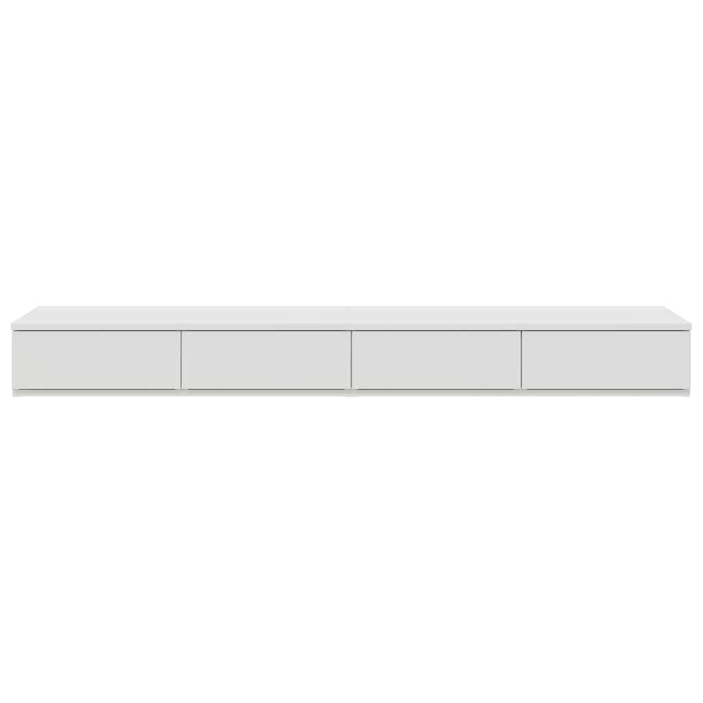 Sengeskuffer med skuff Hvit 150 x 36,5 x 16,5 cm Konstruert tre vidaXL