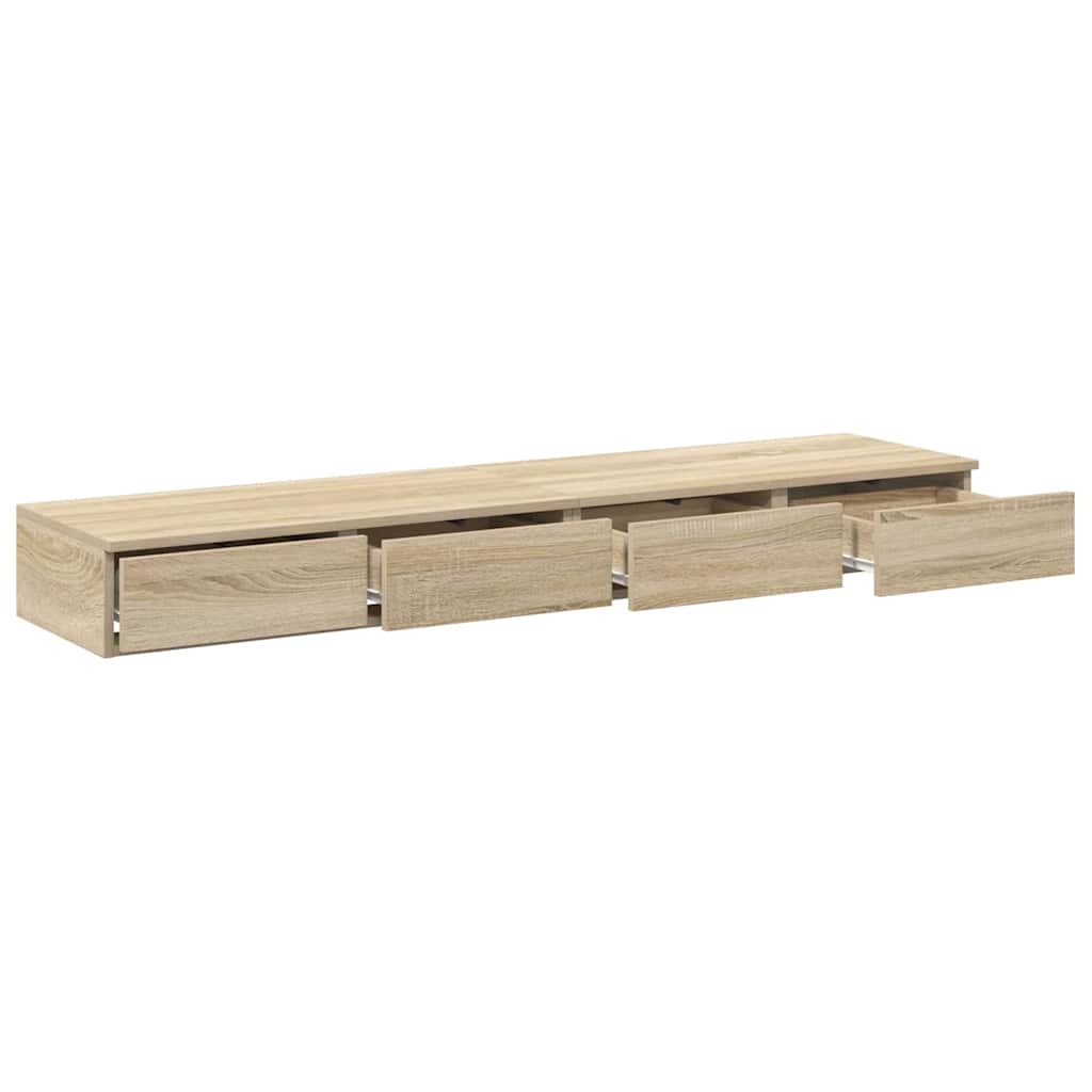 Sengeskuffer Sonoma eik 150 x 36,5 x 16,5 cm Konstruert tre