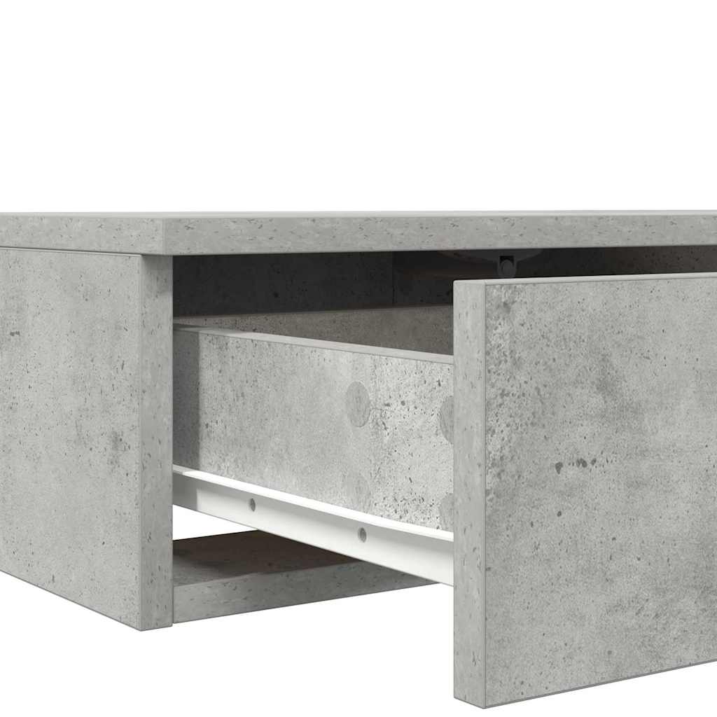 Sengeskuffer Betonggrå 150 x 36,5 x 16,5 cm Konstruert tre