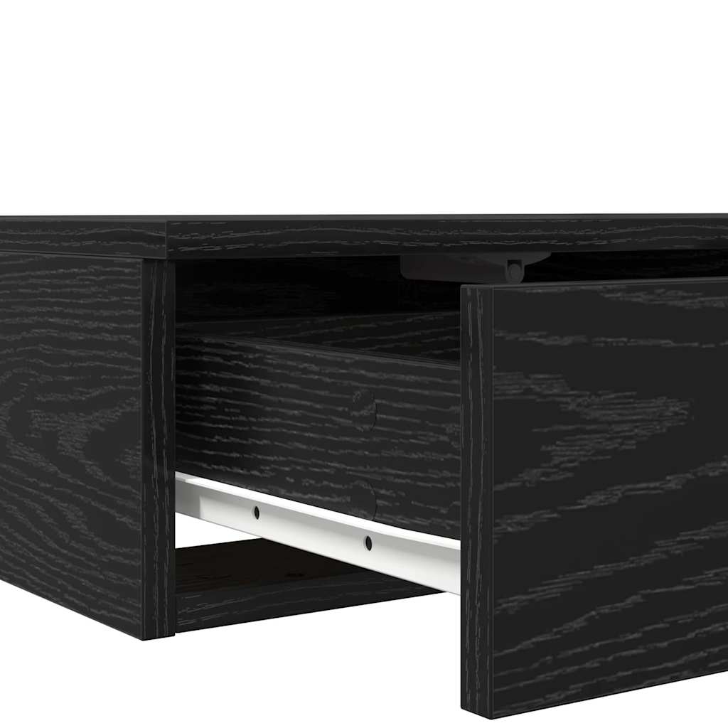 Sengeskuffer Svart Eik 75 x 36,5 x 16,5 cm Konstruert tre