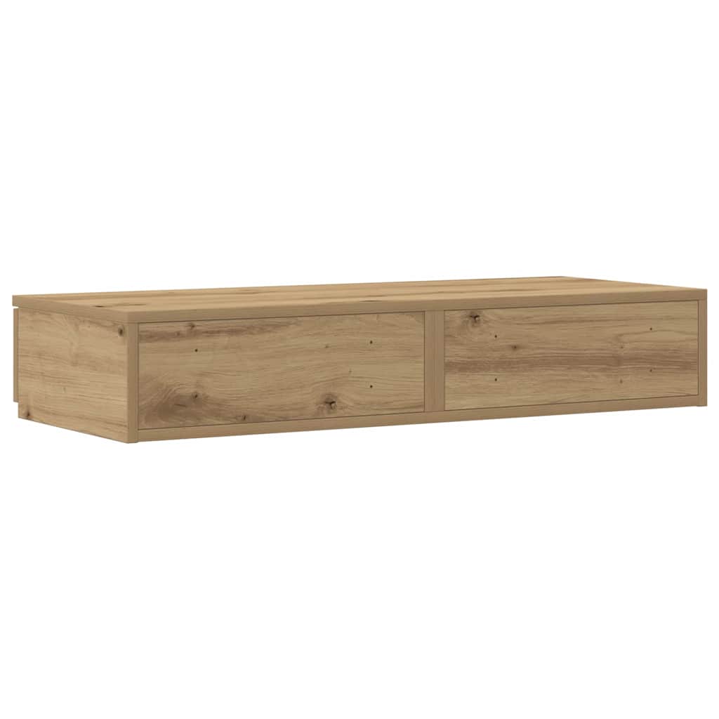Sengeskuffer Artisan Eik 75 x 36,5 x 16,5 cm Konstruert tre vidaXL