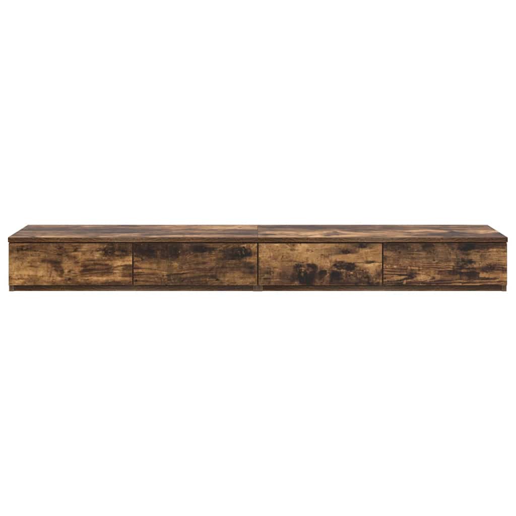 Sengeskuffer Røkt eik 160 x 36,5 x 16,5 cm Konstruert tre