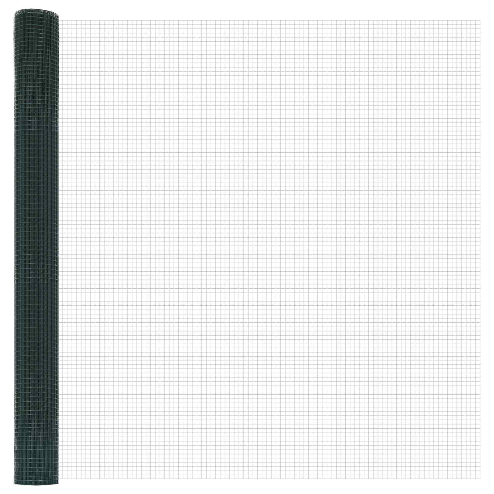 Sveist trådgjerde grønn 1.6 x 10 m vidaXL