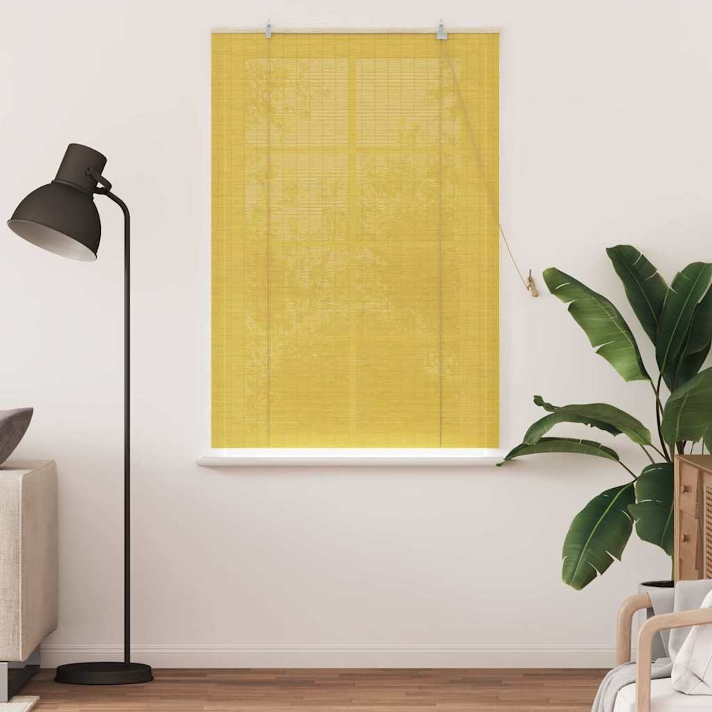 Rullegardin Gul 120 x 160 cm Bambus