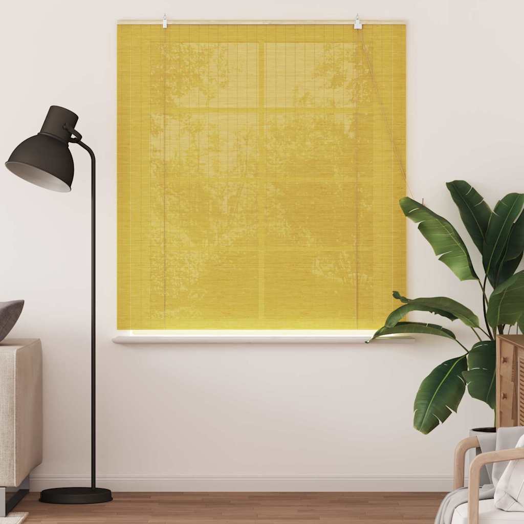 Rullegardin Gul 140 x 160 cm Bambus