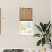 Rullegardin med gardiner Natur 60 x 160 cm Bambus