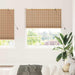 Rullegardin med gardiner Natur 150 x 220 cm Bambus