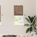 Rullegardin med gardiner Brun 60 x 220 cm Bambus