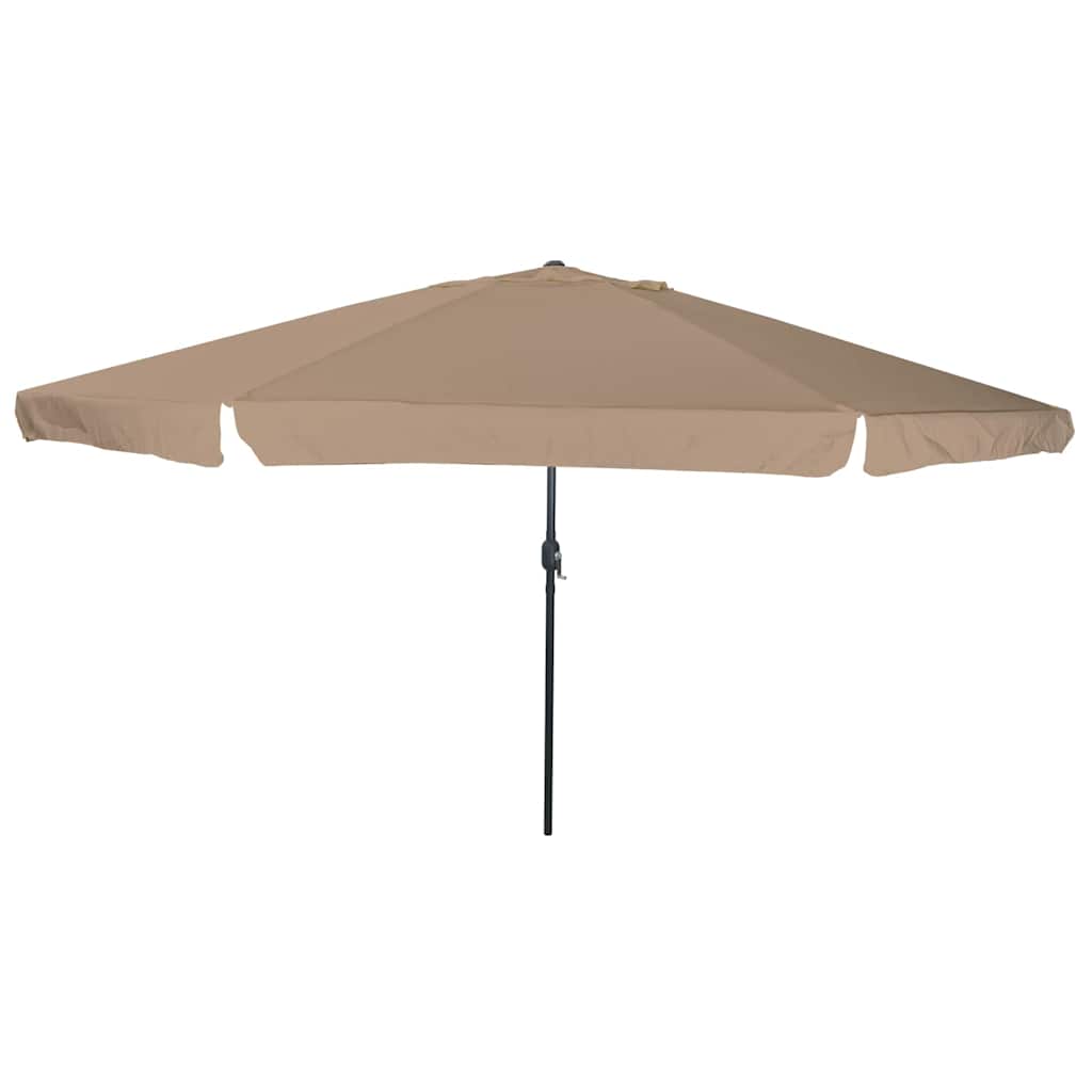 Hageparasol Gråbrun 394 x 394 x 248 cm Polyester og stål
