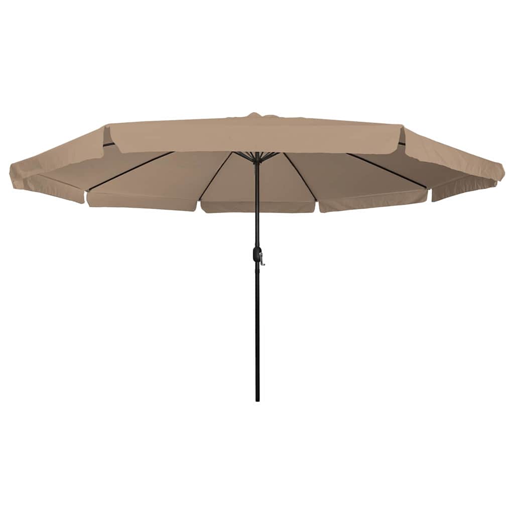 Hageparasol Gråbrun 394 x 394 x 248 cm Polyester og stål