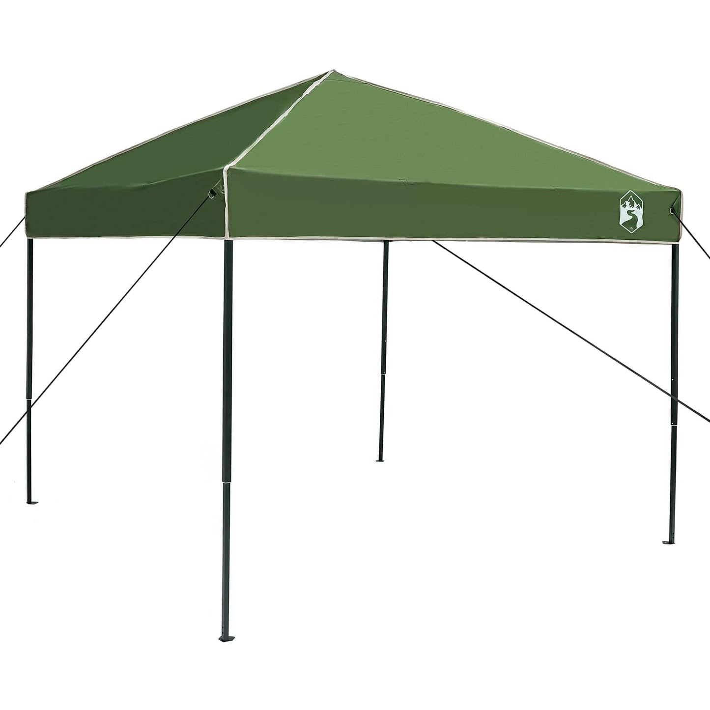 Camping Telt Sett med tak 2 pcs grønn Taffeta og Stoff