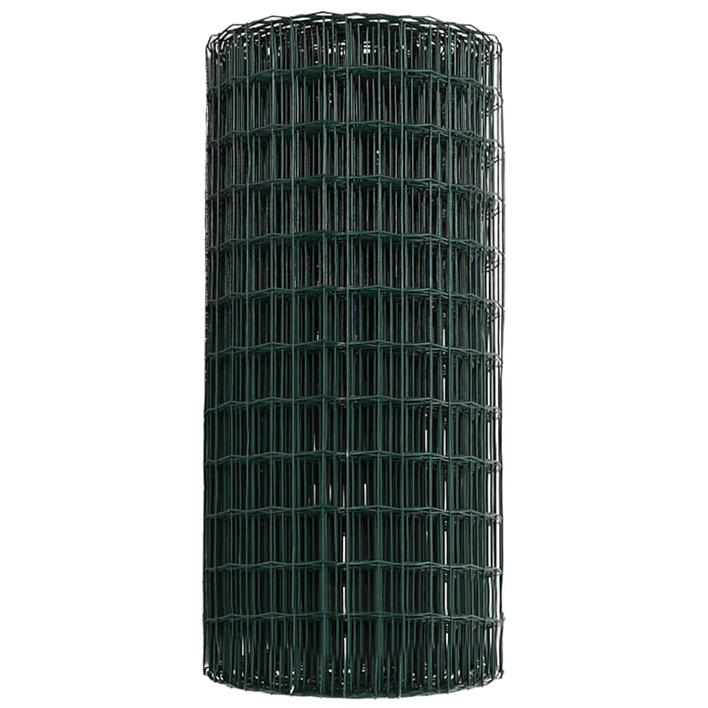 Euro gjerde grønn 0,8 x 10 m PVC-belagt jern
