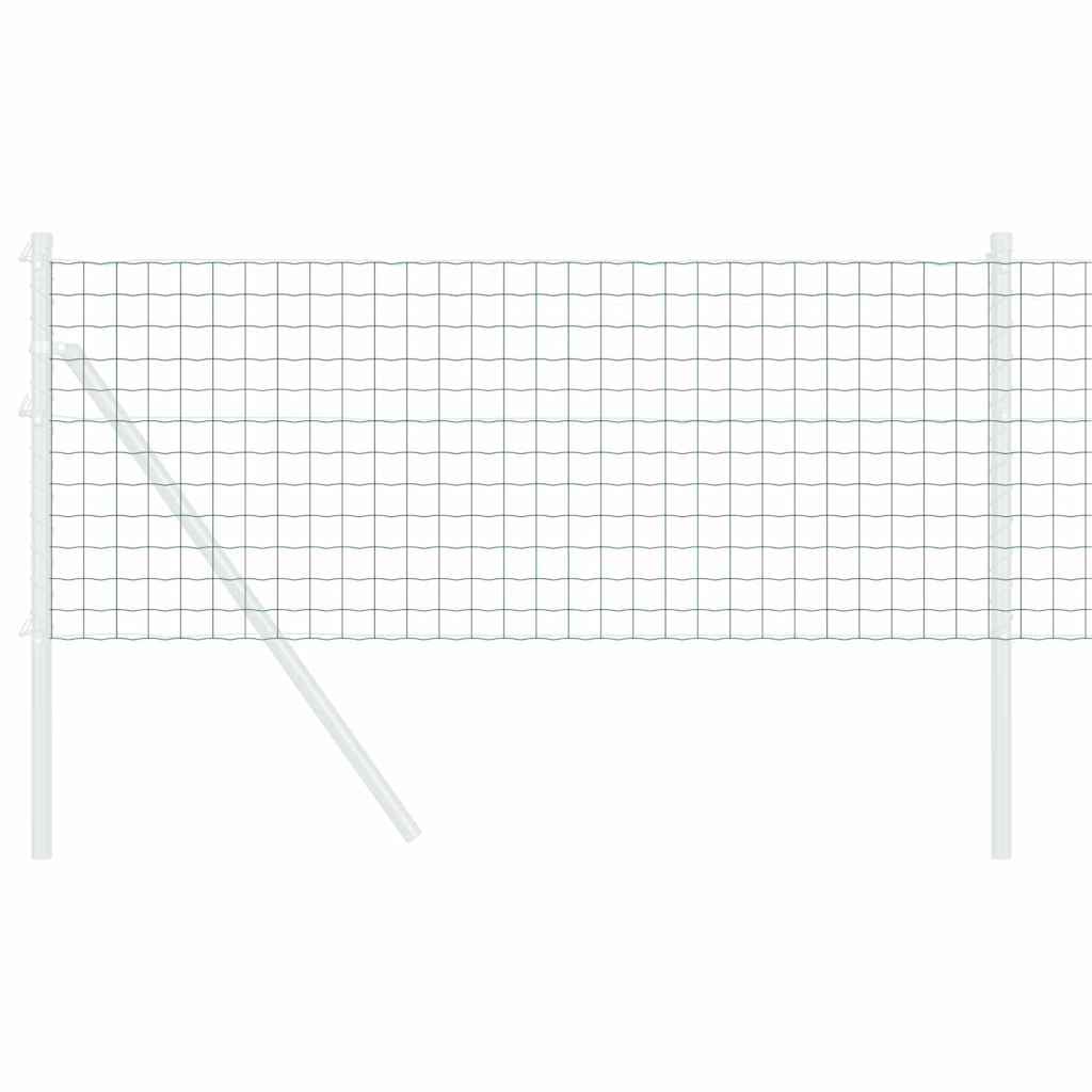 Euro gjerde grønn 0,8 x 10 m PVC-belagt jern