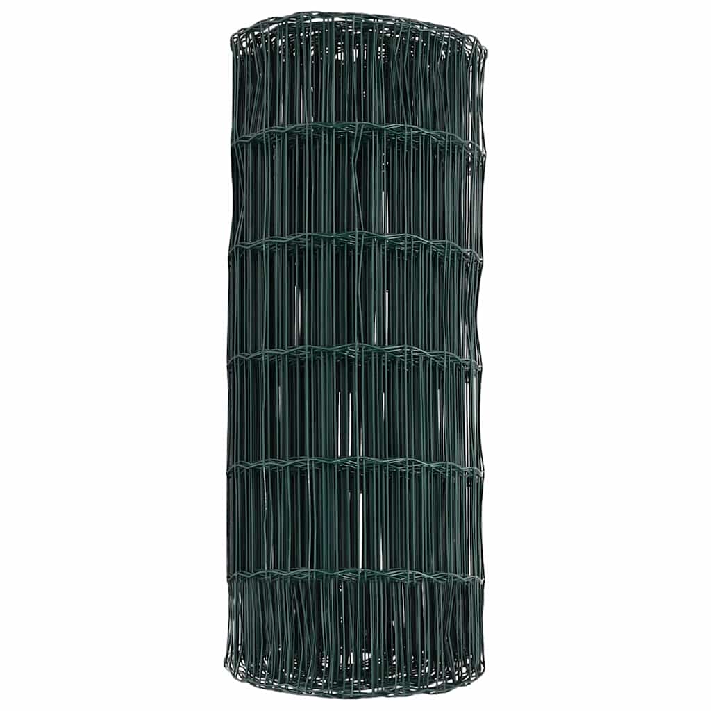 Euro gjerde grønn 0,8 x 10 m PVC-belagt jern