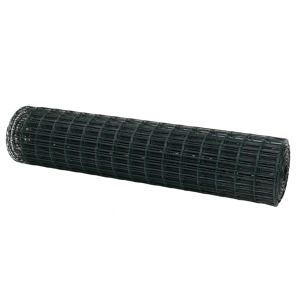 Euro gjerde grønn 1,4 x 10 m PVC-belagt jern