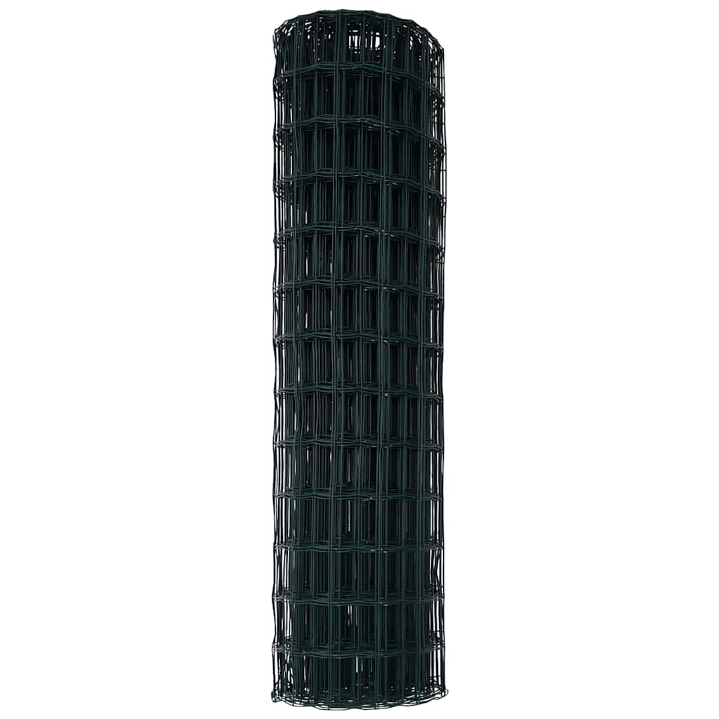 Euro gjerde grønn 1,4 x 10 m PVC-belagt jern