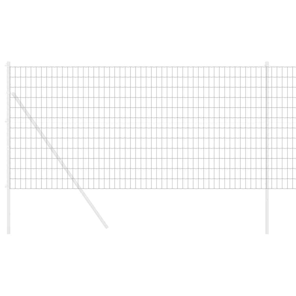 Euro gjerde Grå 1 x 10 m PVC-belagt jern