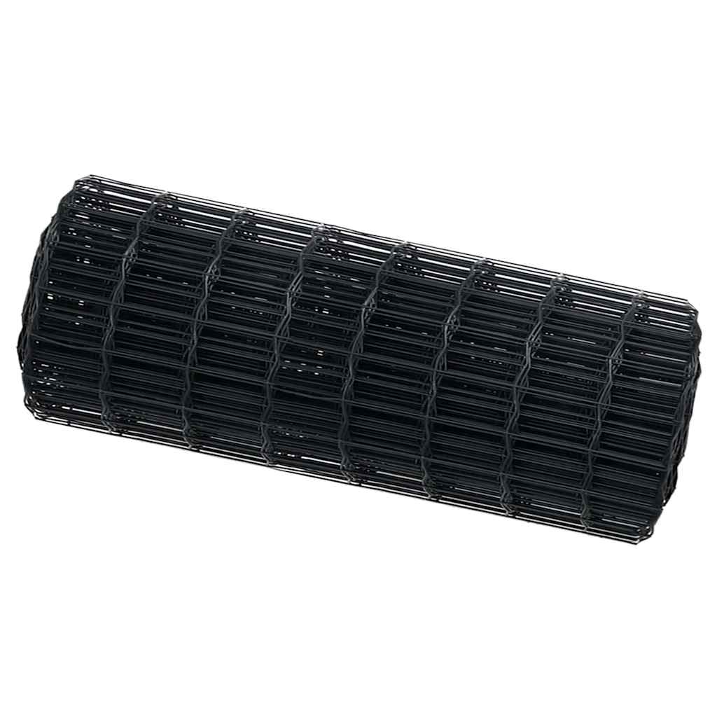 Euro gjerde Grå 0.8 x 10 m PVC-belagt jern