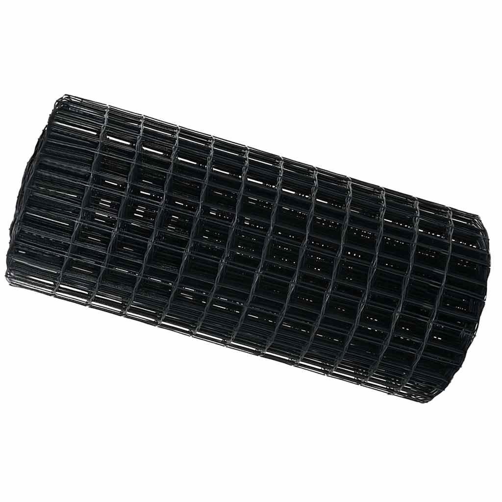 Euro gjerde Grå 0,6 x 10 m PVC-belagt jern