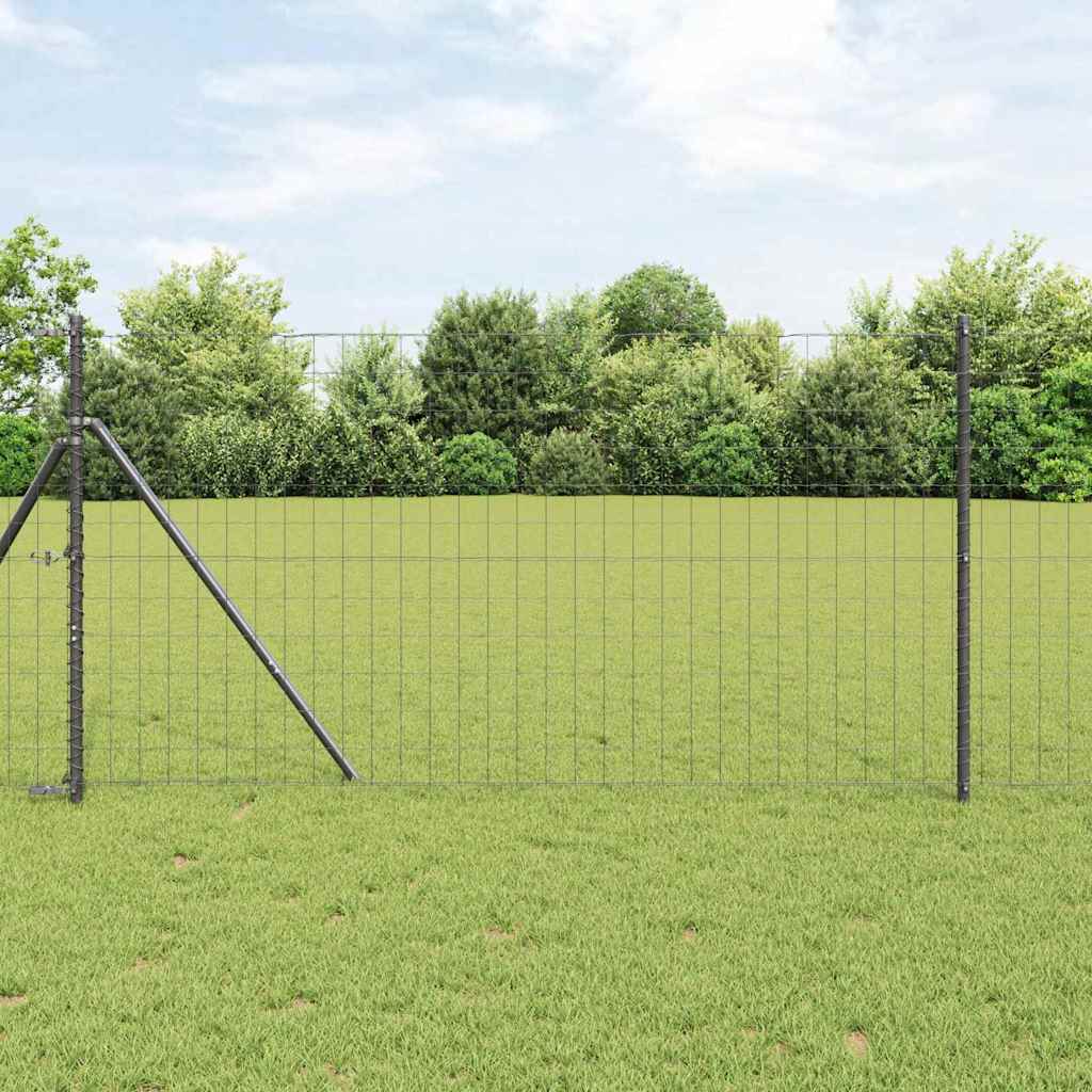 Euro gjerde Grå 1,2 x 25 m PVC-belagt jern