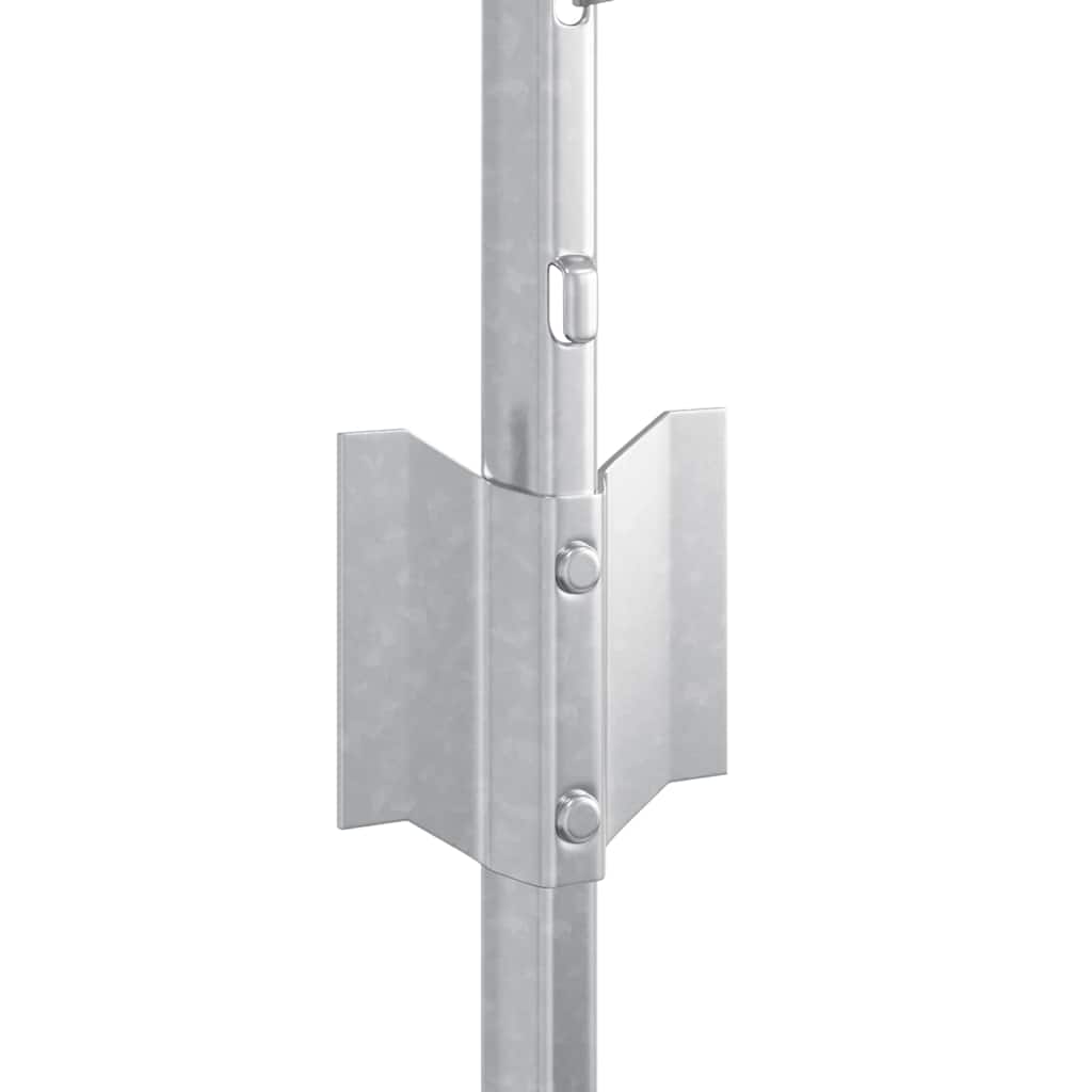 Gjerdepåle 44 pcs sølv 80 cm Stål