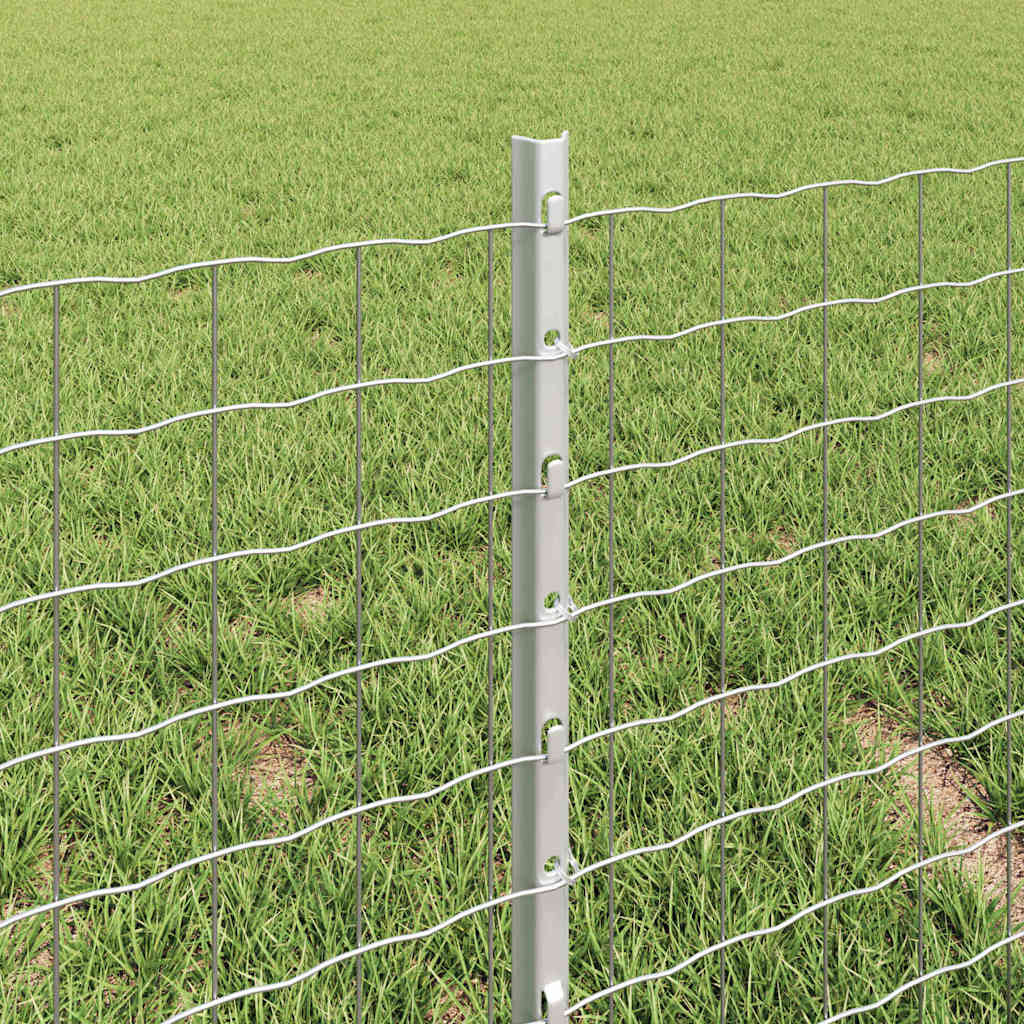Gjerdepunkter 44 pcs sølv 80 cm Stål