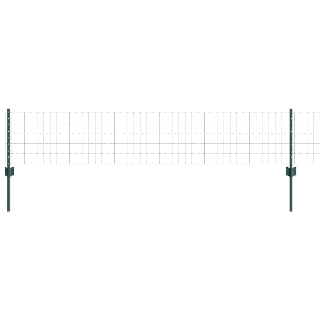 Euro gjerdet med stolpe 10 x 0,4 m PVC-belagt stål Grønn Mesh