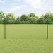 Euro gjerdet med stolpe 10 x 1 m PVC-belagt stål Grønn Mesh