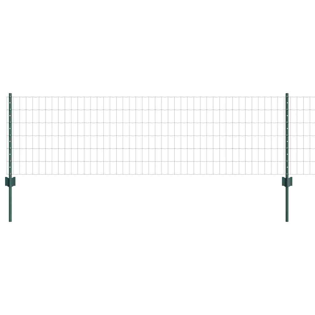 Euro gjerdet med stolpe 10 x 0,6 m PVC-belagt stål Grønn Mesh