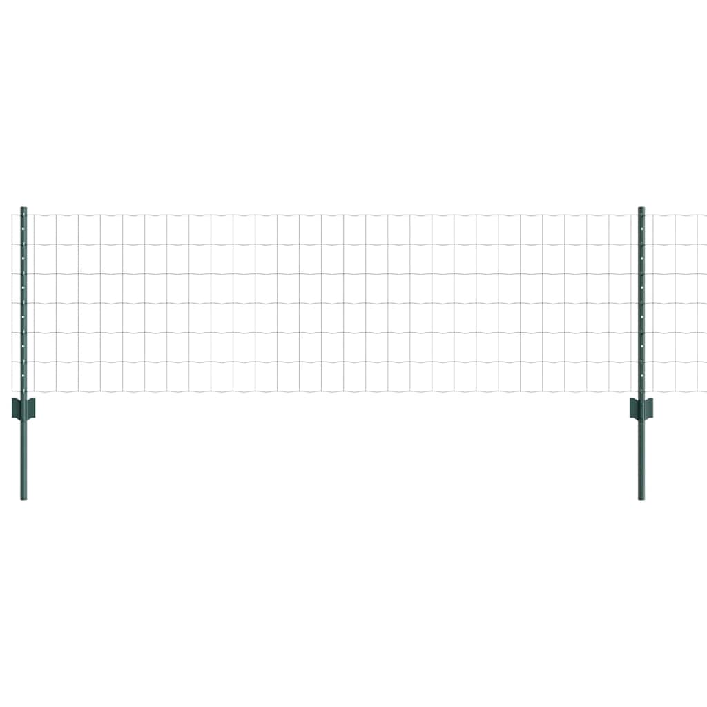 Euro gjerdet med stolpe 10 x 0,6 m PVC-belagt stål Grønn Mesh