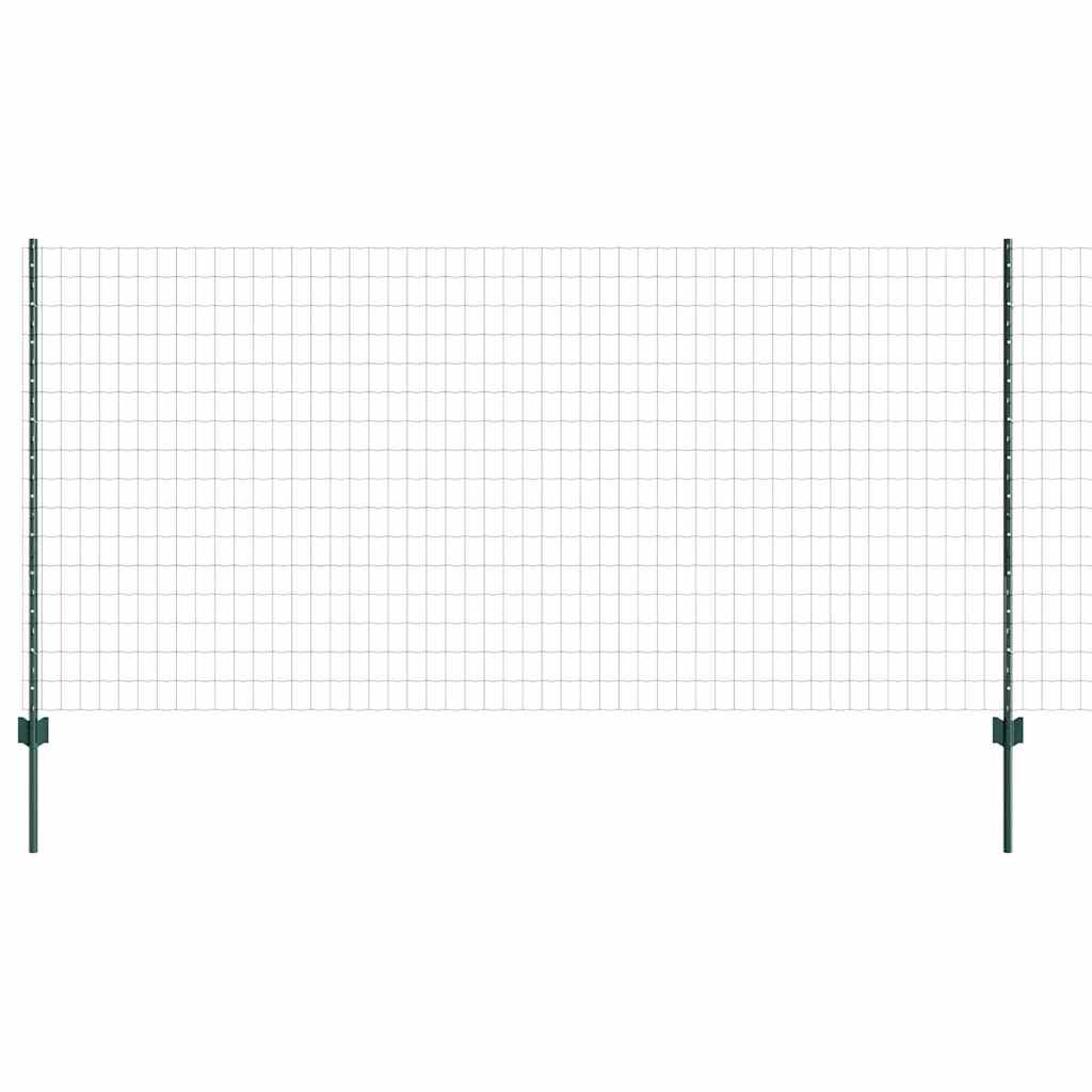 Euro gjerdet med stolpe 25 x 1,2 m PVC-belagt stål Grønn Mesh