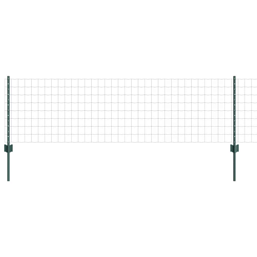 Euro gjerdet med stolpe 10 x 0,6 m PVC-belagt stål Grønn Mesh