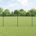 Kjettinggjerde med stolpe 10 x 1 m PVC-belagt stål Grønn Mesh