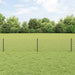 Kjettinggjerde med stolpe 10 x 0,4 m PVC-belagt stål Grå Mesh
