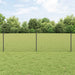 Kjettinggjerde med stolpe 25 x 0,6 m PVC-belagt stål Grå Mesh