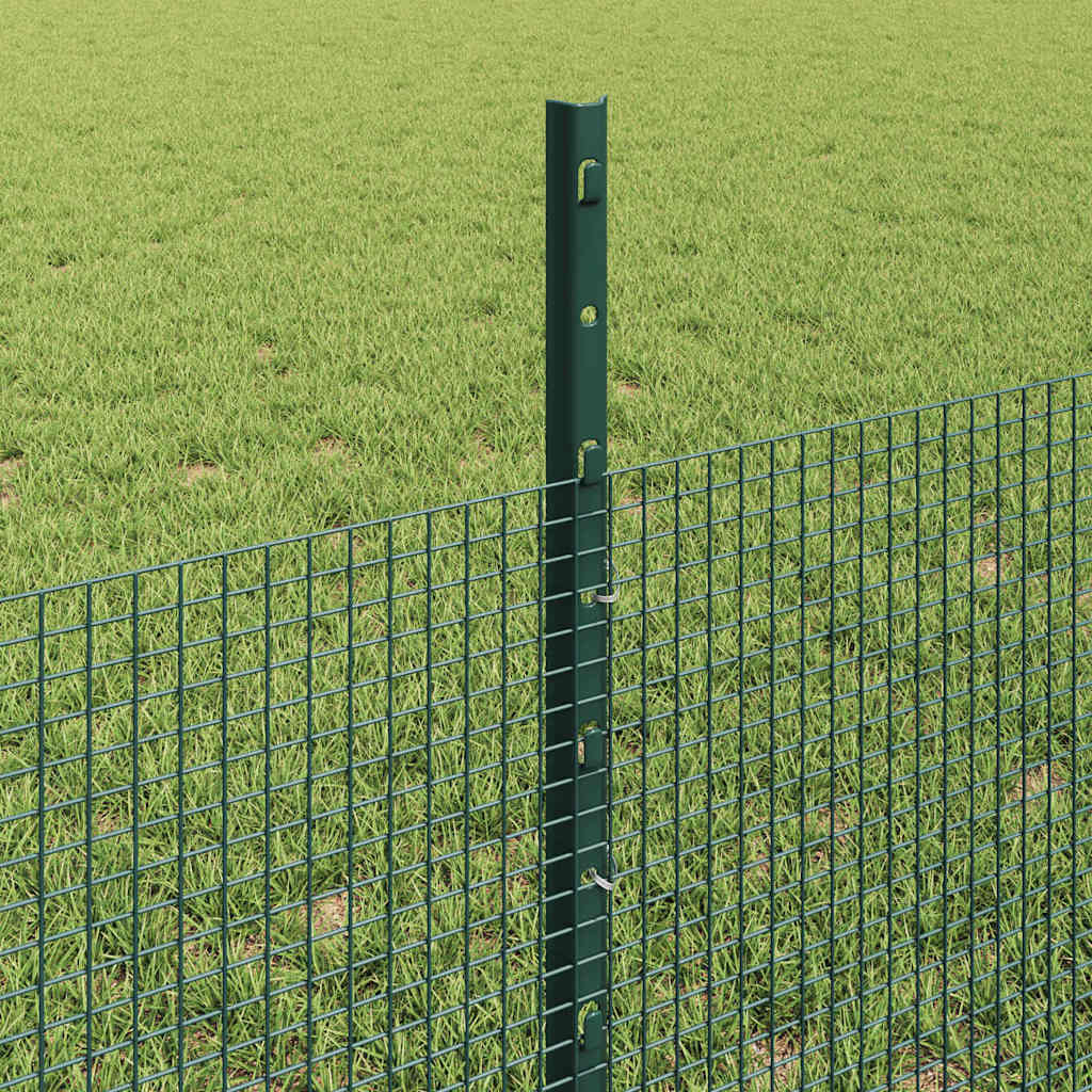 Sveiset trådgjerde med stolper 25 x 0,5 m Galvanisert stål Mesh
