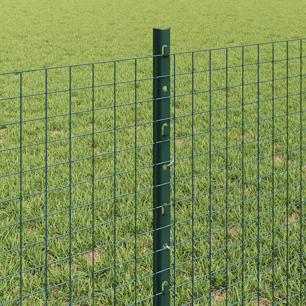 Sveiset trådgjerde med stolper 100 x 0,6 m PVC-belagt stål Mesh