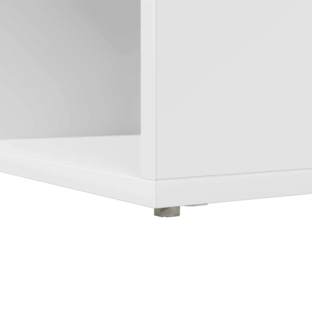 Hjørneskrivebord Hvit 101,5 x 149,5 x 149,5 cm Konstruert tre