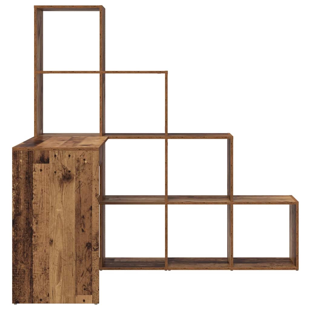 Hjørneskrivebord med hylle Gamle tre 101,5 x 149,5 x 149,5 cm