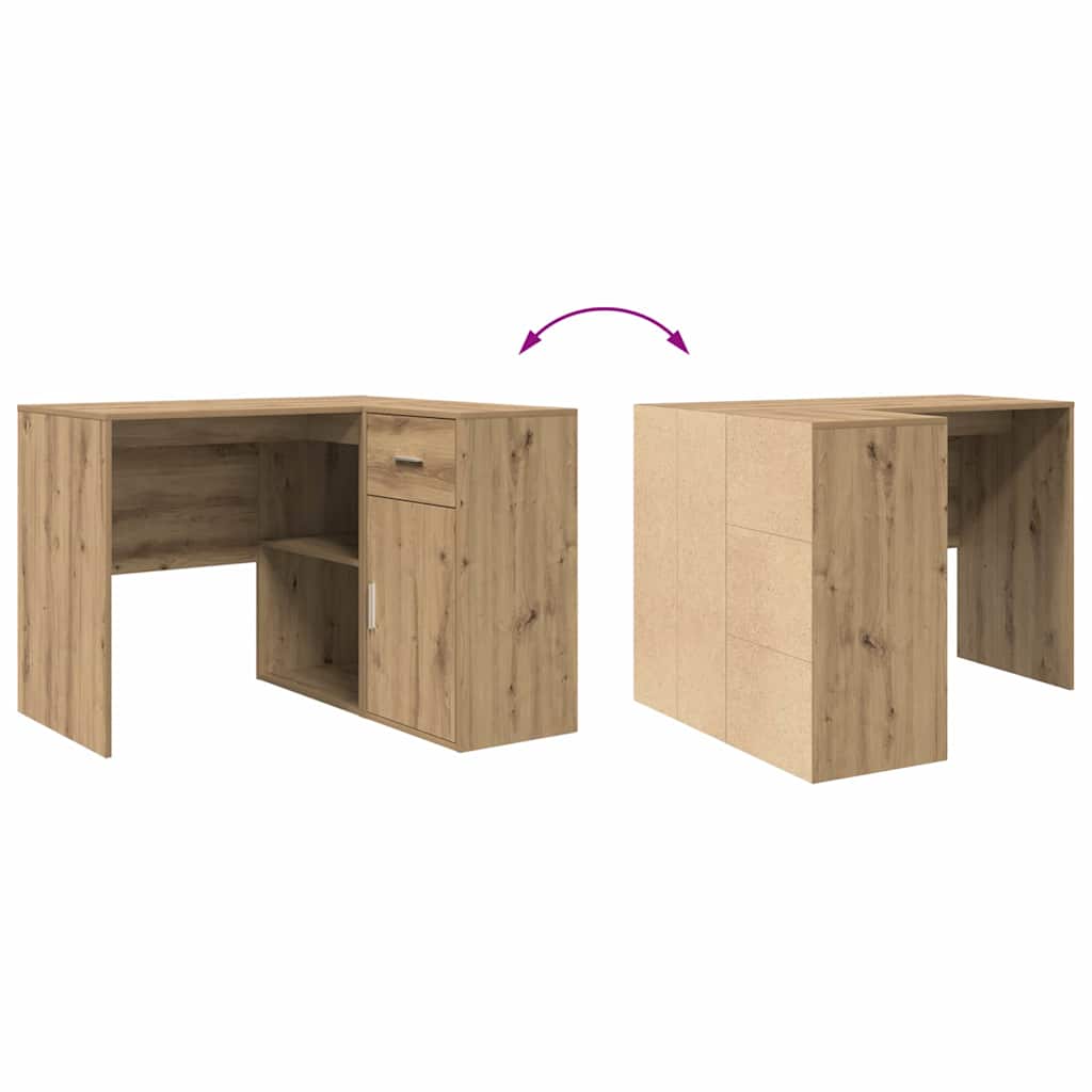 Hjørneskrivebord Artisan Eik 102 x 88 x 75 cm