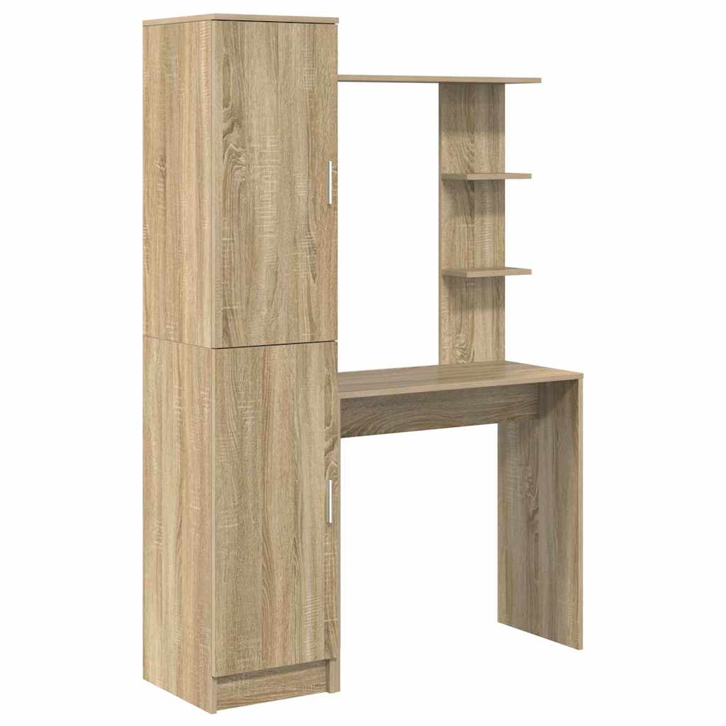 Skrivebord 2 pcs Sonoma eik