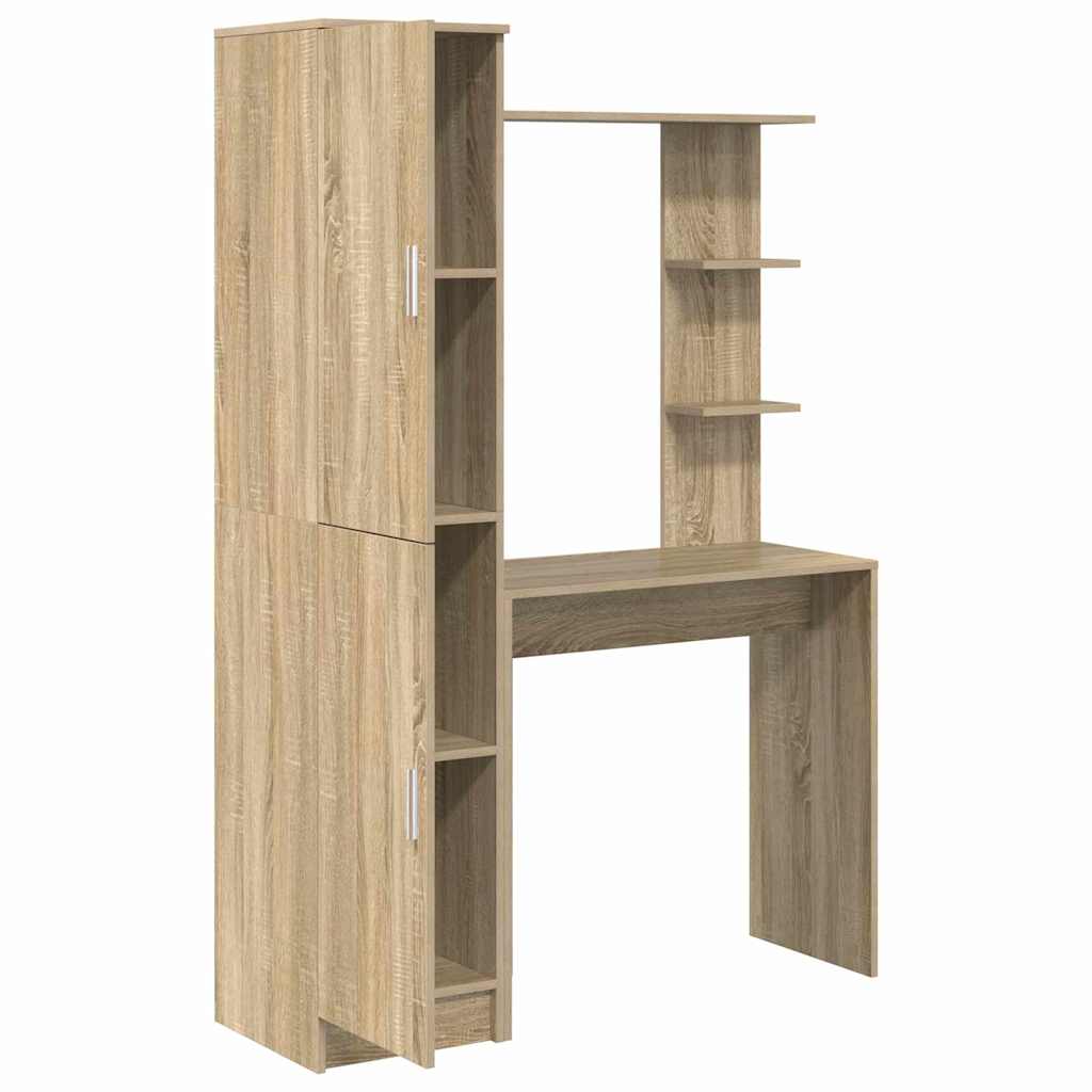 Skrivebord 2 pcs Sonoma eik