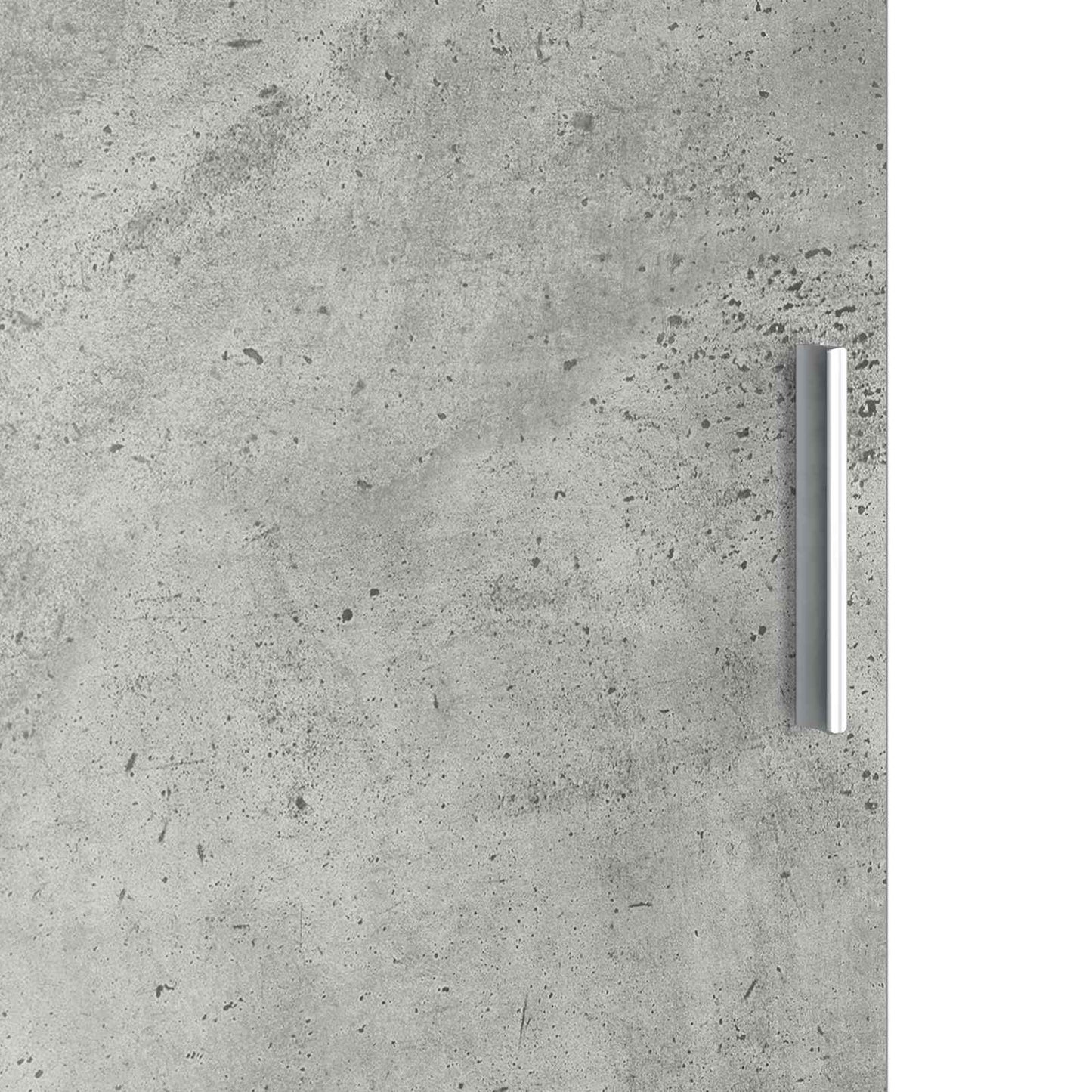 Skrivebord 2 pcs Betonggrå vidaXL