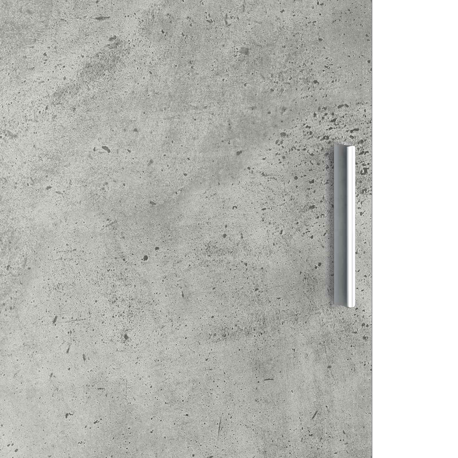Skrivebord 2 pcs Betonggrå vidaXL