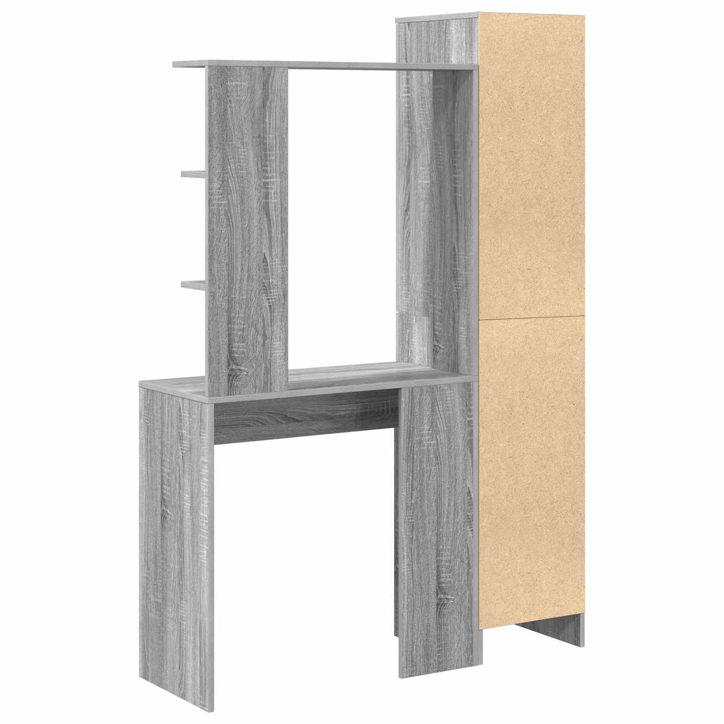 Skrivebord 2 pcs Grå Sonoma