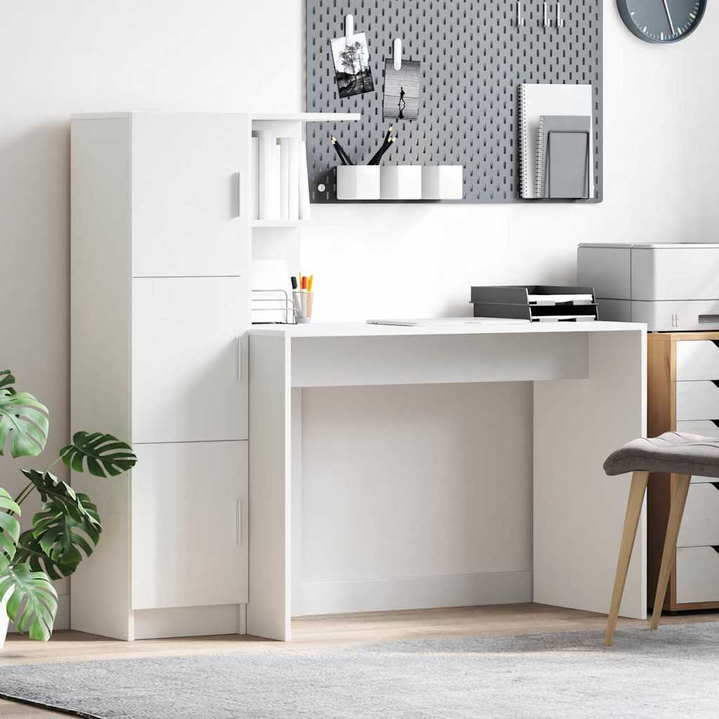Skrivebord 2 pcs Hvit