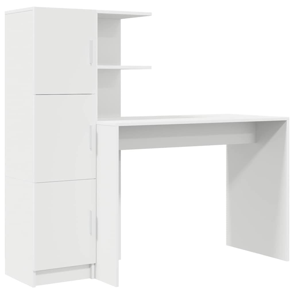 Skrivebord 2 pcs Hvit