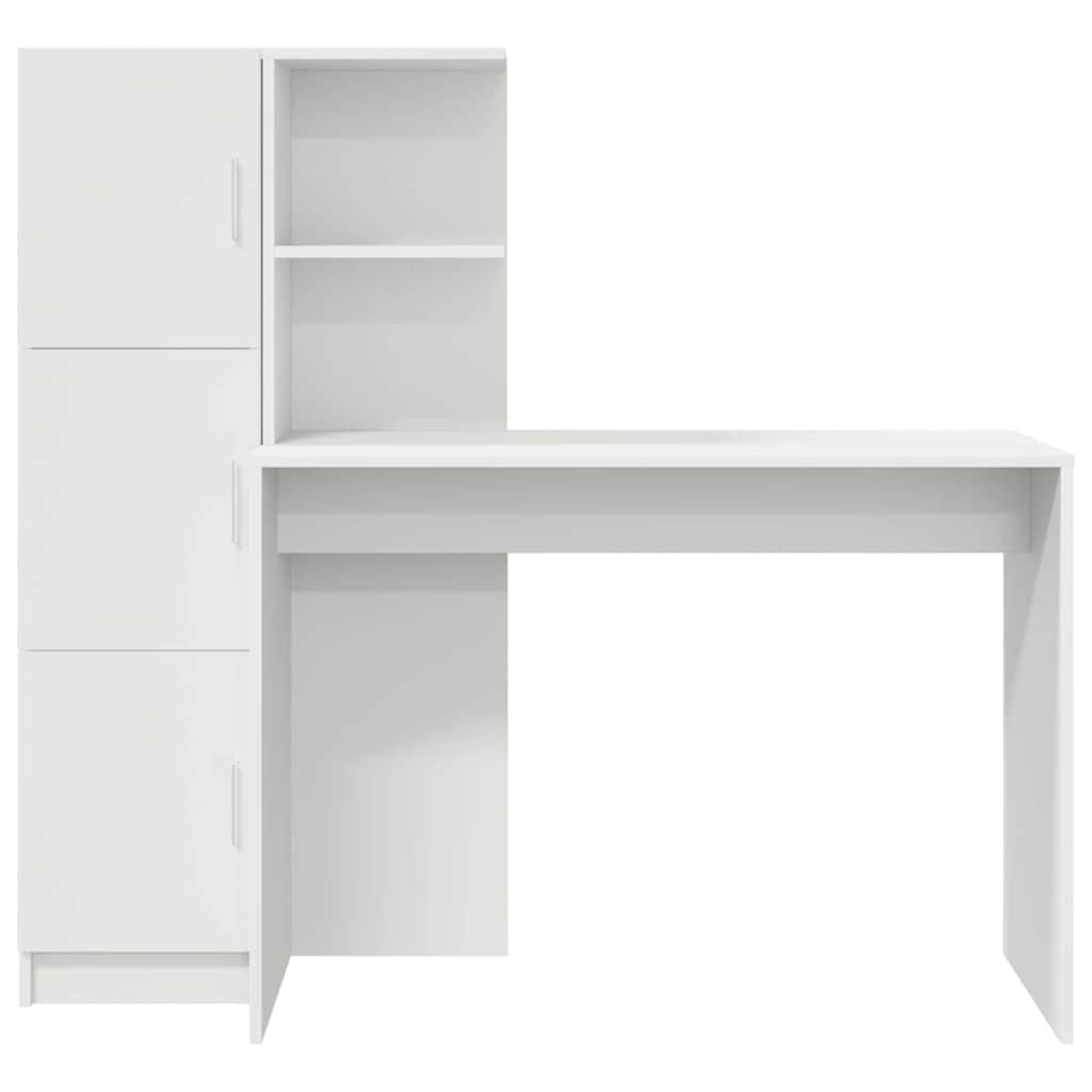 Skrivebord 2 pcs Hvit