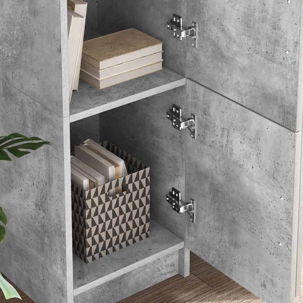 Skrivebord 2 pcs Betonggrå