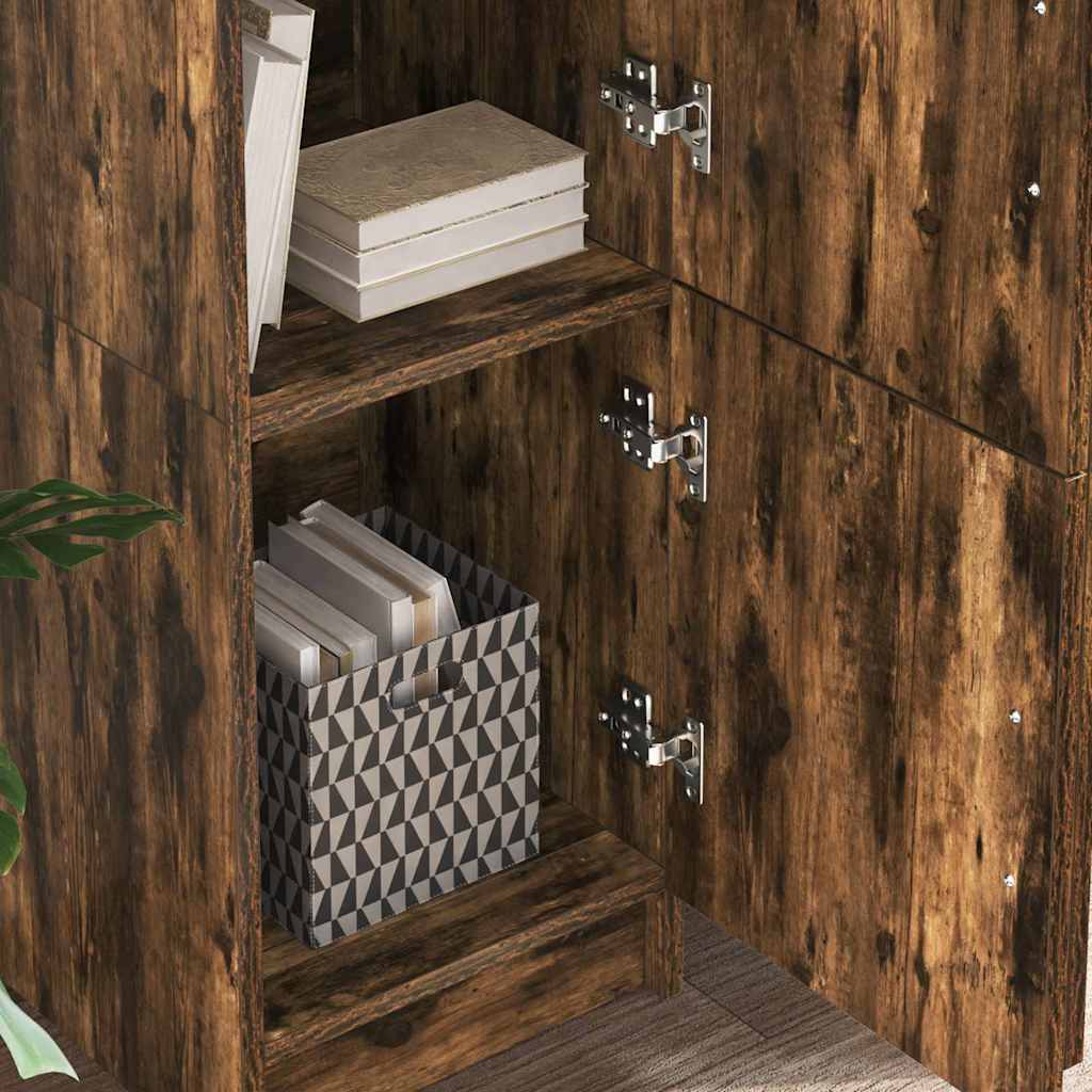 Skrivebord 2 pcs Røkt eik